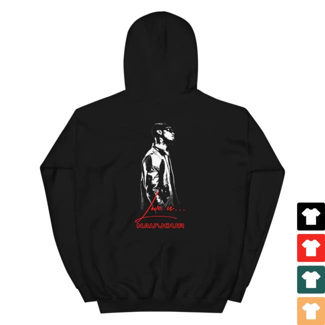 Official Toosii Merch Store Toosii Love Is ___ Hoody (Black/Red) Toosii Apparel Clothing Shop Toosii2x