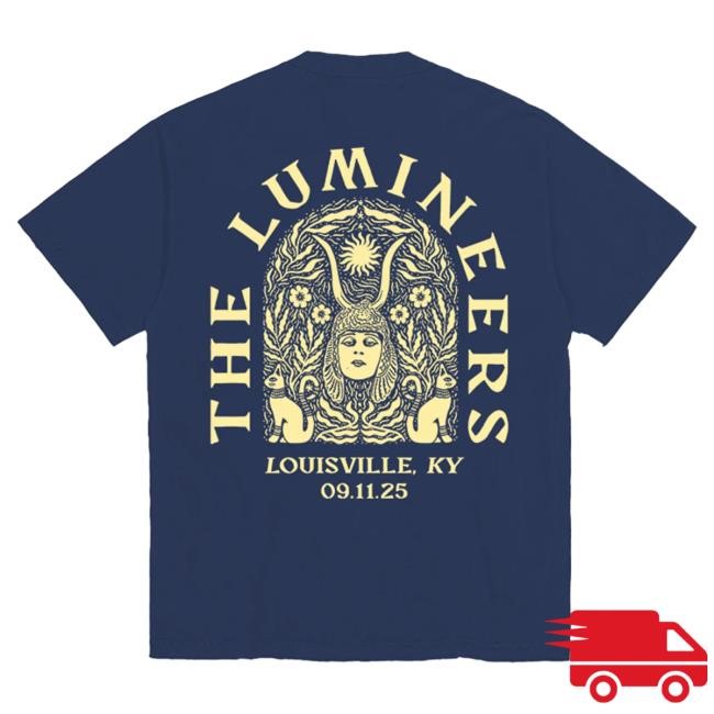 Official Lumineers Merch The Lumineers Automatic September 11th Louisville Event New Shirt