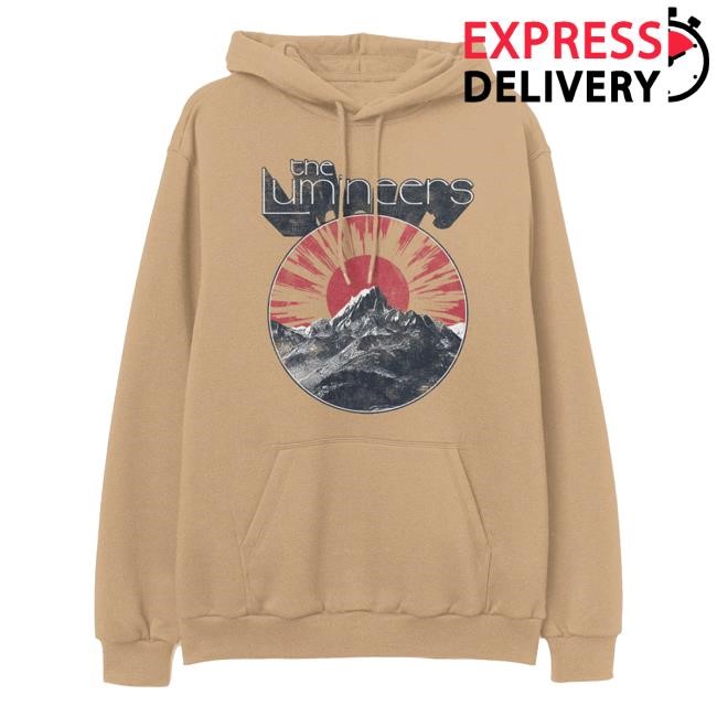 The Lumineers Mountain Sunrise Sweartshirt Hoodie New - The Lumineers Merch Shop