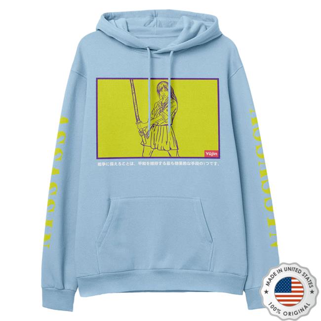 Yujin Clothing x Champion Assassin Sweatshirts Light Blue
