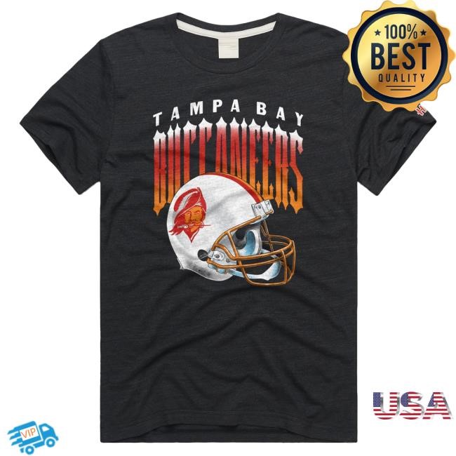 Tampa Bay Buccaneers Gradient Alt Helmet Tees Homage | Tampa Bay Buccaneers Official | NFL