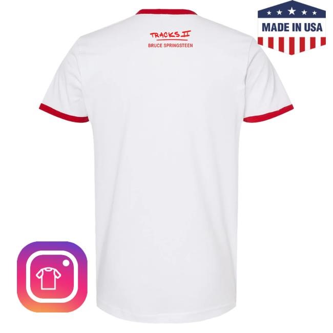 Official Bruce Springsteen Shop LA Garage Sessions Ringer Shirts