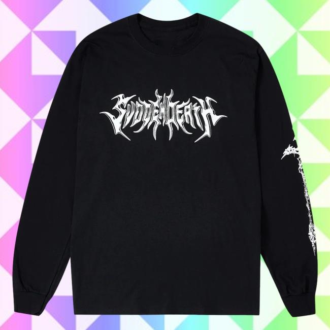 Official Svdden Death Merch Valley Of Darkness Black Long Sleeve