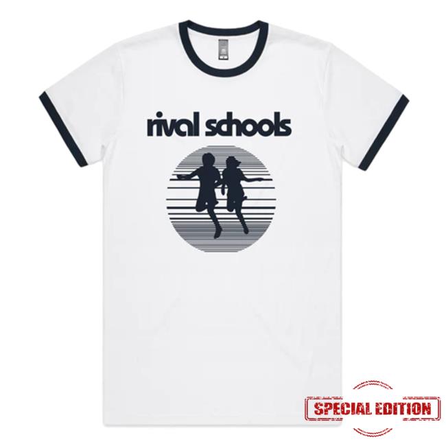 Official Rival Schools Running Logo Ringer Shirt