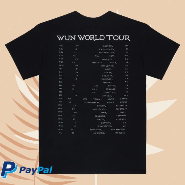 Official Gunna Merch Clothing Store Wunna Wun World Tour Skull New Shirt