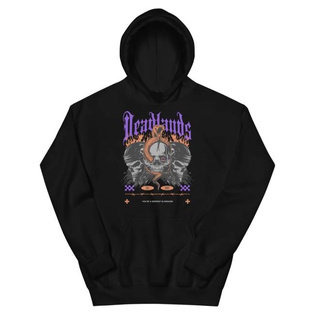 Official Deadlands Merch Store Deadlands Serpent In Disguise Pullover Sweatshirt