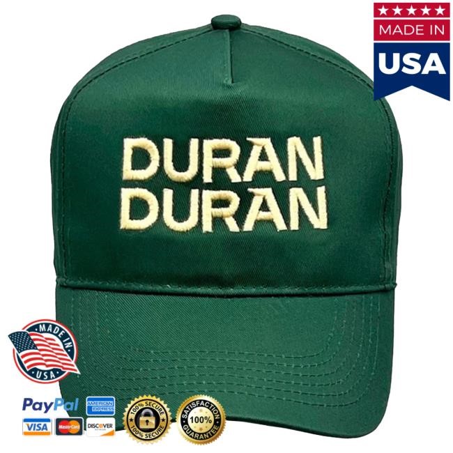 Official Duran Duran Merch Store Duran Duran Green Embroidered Dd Hat