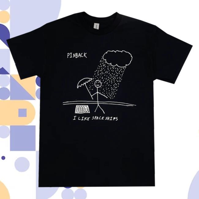Pinback Merch Pinback Rainy Day Black Crewneck Sweatshirt Hellomerch