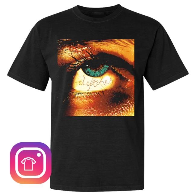 official deftones merch eye logo tshirt