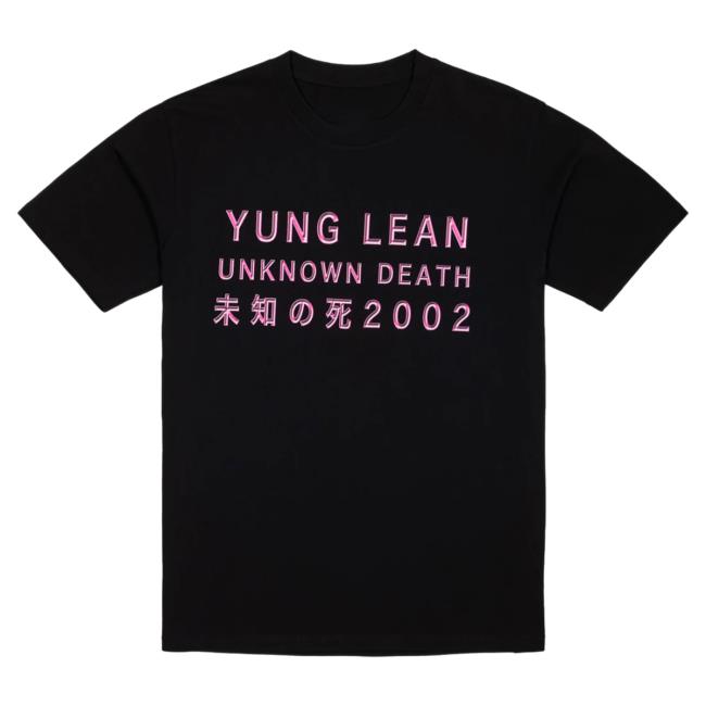 Official Year0001 Shop Year0001 Yung Lean / Unknown Death Shirt / Black