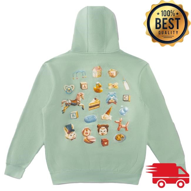 Official Melanie Martinez Merch Anniversary Collage Zip Up Popover Hoodie
