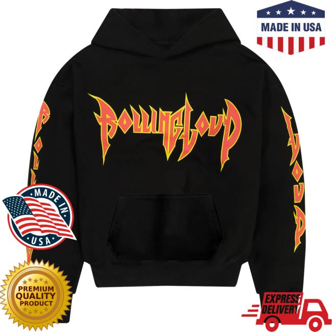 Official Rolling Loud Merch Store Rolling Loud Double Layer Heavyweight Distressed Crewneck Sweatshirt Rolling Loud Apparel Clothing Shop RollingLoud
