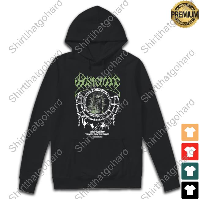 Ghostemane Merch I Only Ever Cry To Wash Away The Blood Tee
