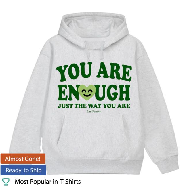 Official Ourseasns Merch Green Enough Happy Heart Heavyweight T-Shirt