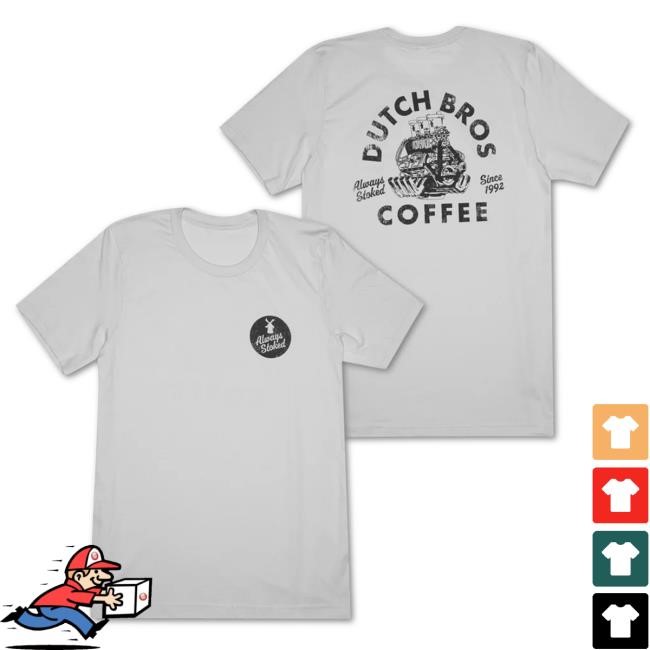 Official Dutch Bros Merch Store Dutch Bros Coffee Engine Tshirt DutchBros