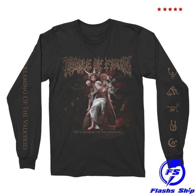 Cradle Of Filth - The Screaming Of The Valkyries Long Sleeve Tshirt