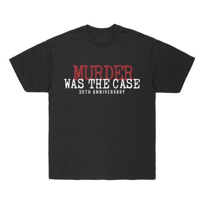 Snoop Dogg Murder Was the Case 30 Year Anniversary Short Sleeve Tee Snoopermarket