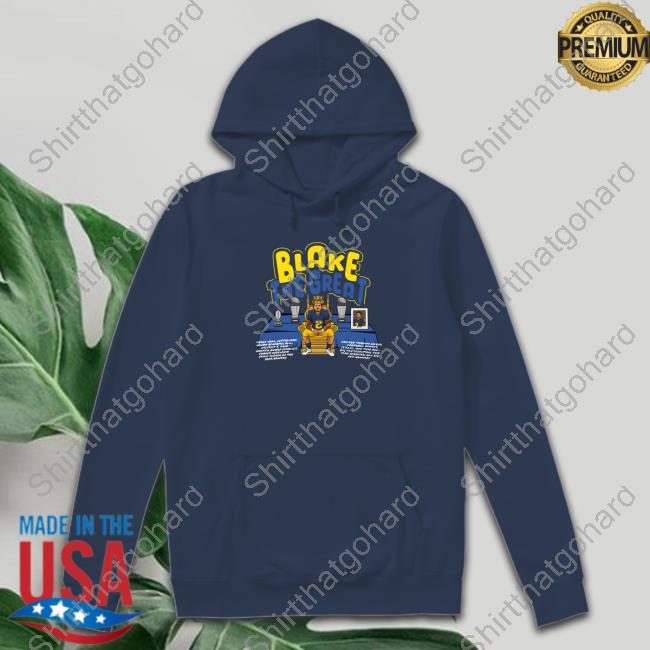 Official The M Den Blake Corum Blake The Great Hoodie