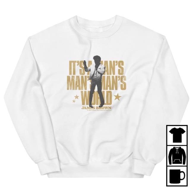 Official James Brown Store Shop James Brown It's A Man's World Dance Crew Neck