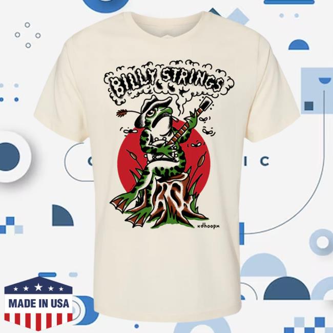 Official Billy Strings Merch #16 Classic Frog T Shirts