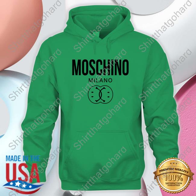 Official Haji Ceesay Moschino Milano Long Sleeve T Shirt
