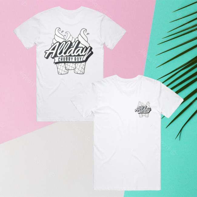 Official Allday Merch Store Allday / Icecream White Popover Shirt