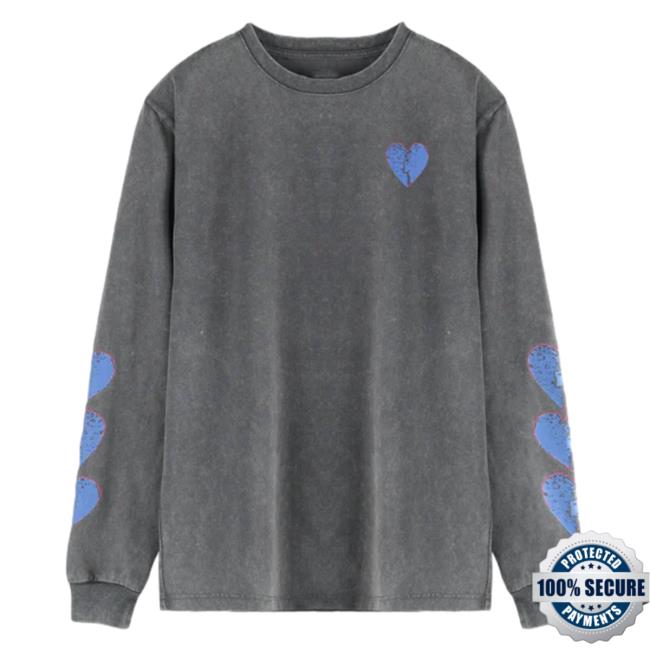 Official Kallmekris Clothing Duct Taped Heart Long Sleeve Shirts Kall Me Kris Merch