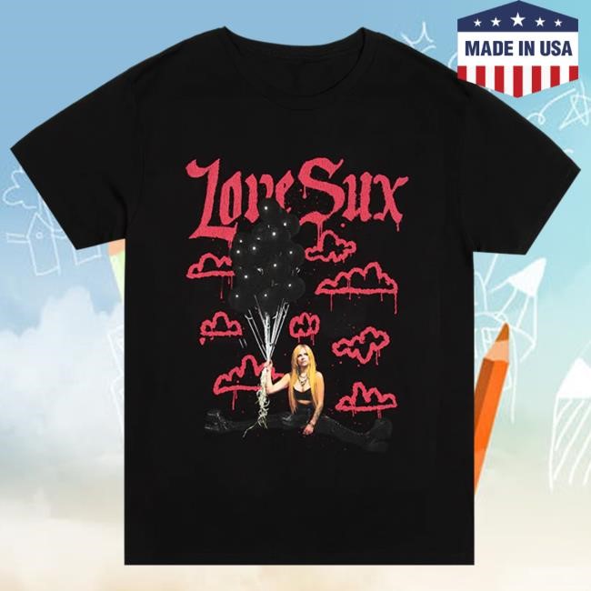 Official Avril Lavigne Merch Store Avril Lavigne Love Sux Clouds Tees AvrilLavigne