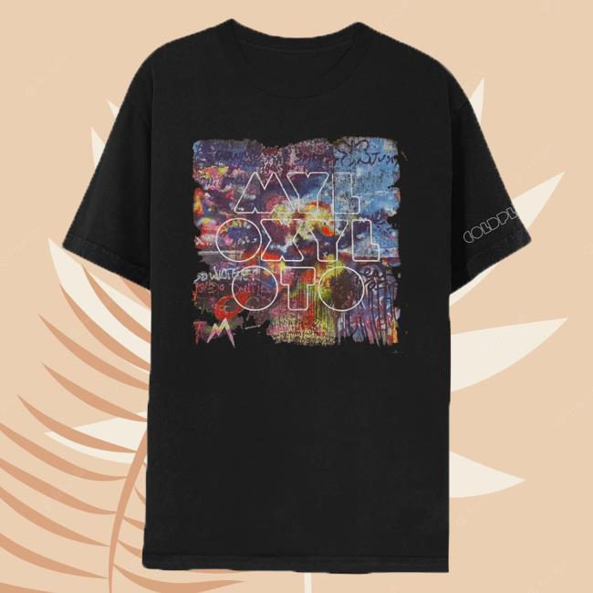 Official Coldplay Merch Store Shop Coldplay Mylo Xyloto - Black Tshirt Cold Play