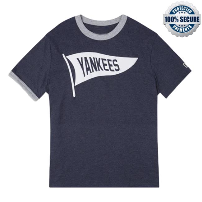 Official New Era Merch New York Yankees Throwback Tshirt