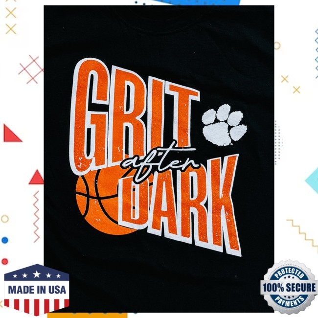 Grit After Dark New T-Shirt Clemson Basketball