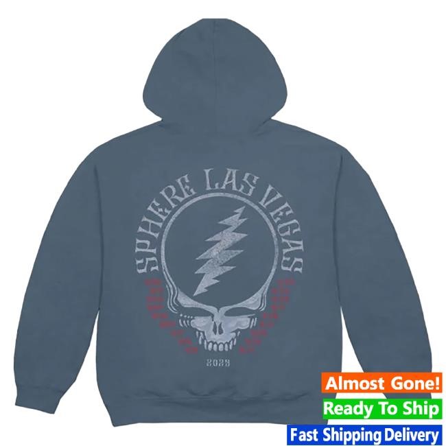 Dead And Company Store Merch Stealie Popover Hoodie - Blue