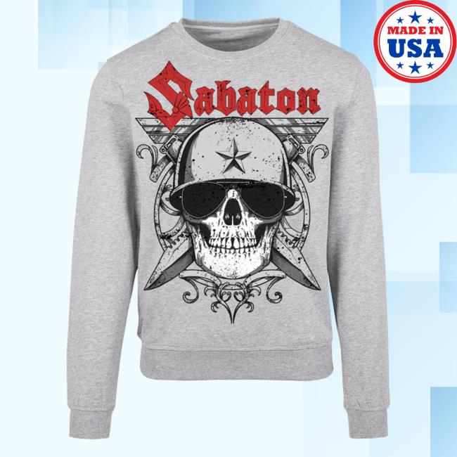 Official Sabaton Merch Store Sabaton Unknown Soldier Grey Crew neck Sabaton Shop