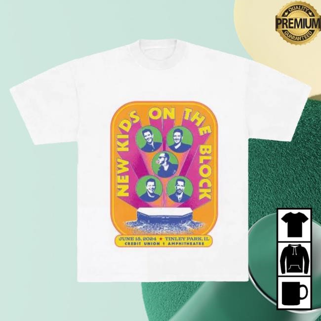 Official Shop NKOTB Limited Edition Clarkston Event Merch Tinley Park Event T-Shirt New Kids On The Block Merch
