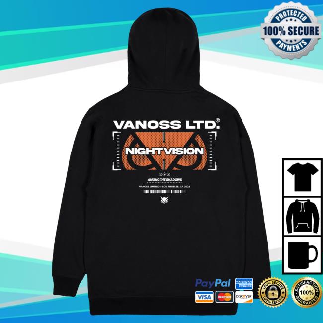 Official Vanoss 3Blackdot Merch Store Vanoss Vanoss® | Vision Hoody (Black) - Backorder Vanoss3blackdot Apparel Clothing Shop