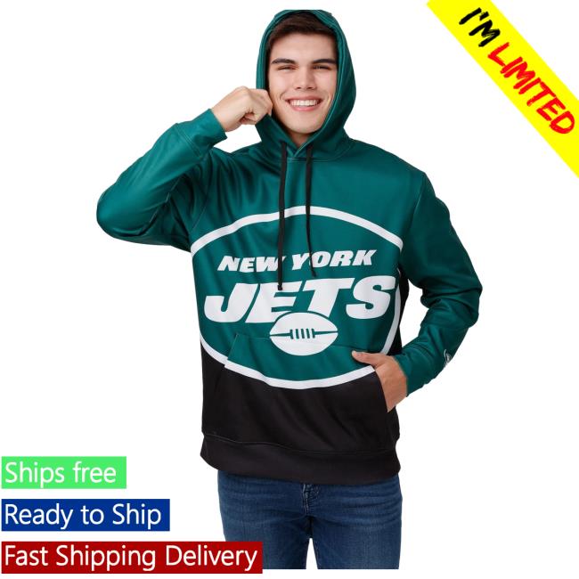 Official Foco Merch Store Shop Foco New York Jets Bold Logo Hood Foco Apparel Clothing