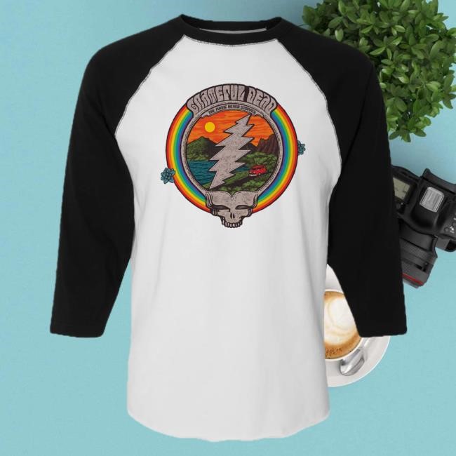 Grateful Dead Music Never Stopped Baseball Long Sleeve Tshirt | Grateful Dead Merch Store Official