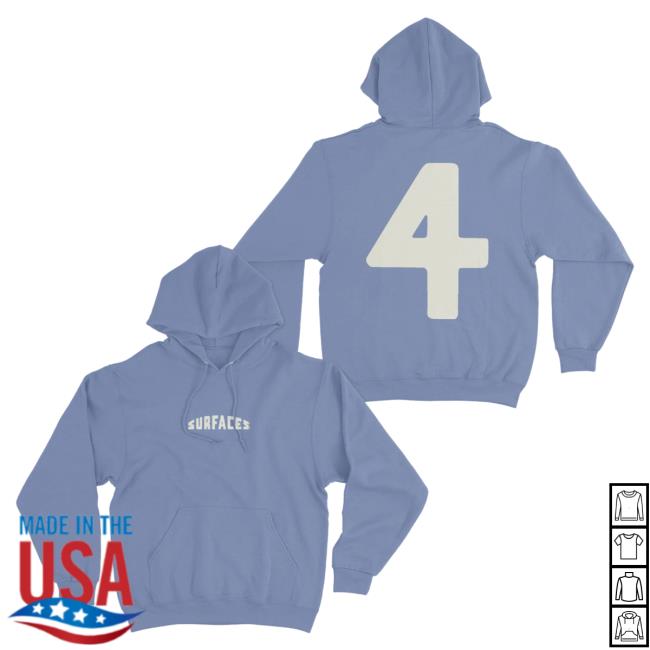 Official Merch Bar Surfaces Store Wave Of You Blue Popover Sweatshirt MerchBar Shop