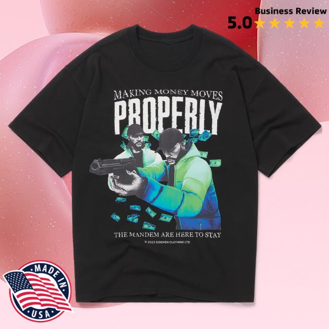 Official Sidemen Clothing SDMN Tommy T Properly T-Shirts