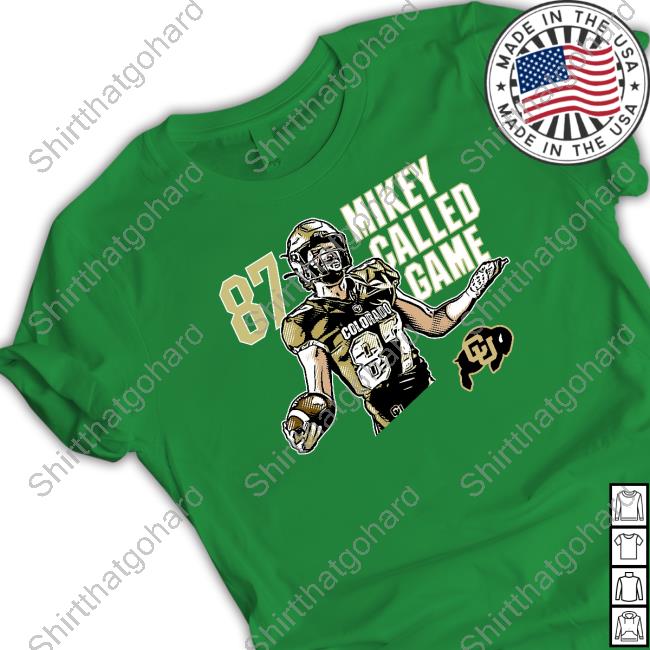 Official Colorado Buffaloes 87 Mikey Called Game Shirt