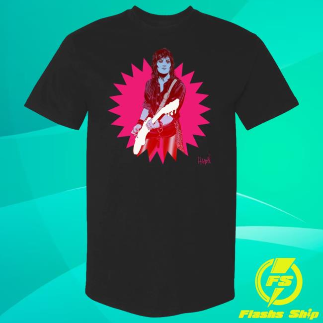 Jamie Hewlett's White Guitar TShirt