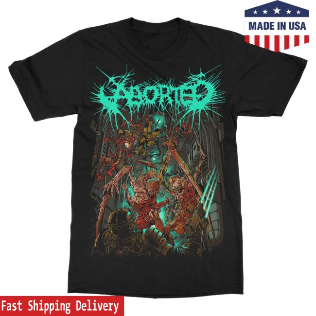 Official Indie Merch Store Shop Aborted "Deadspace (Glow)" Shirts IndieMerchStore