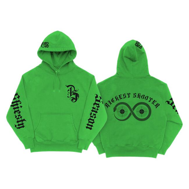Official Pooh Shiesty Clothing Store Merch Shiesty Gothic Green Crew PoohShiesty Shop