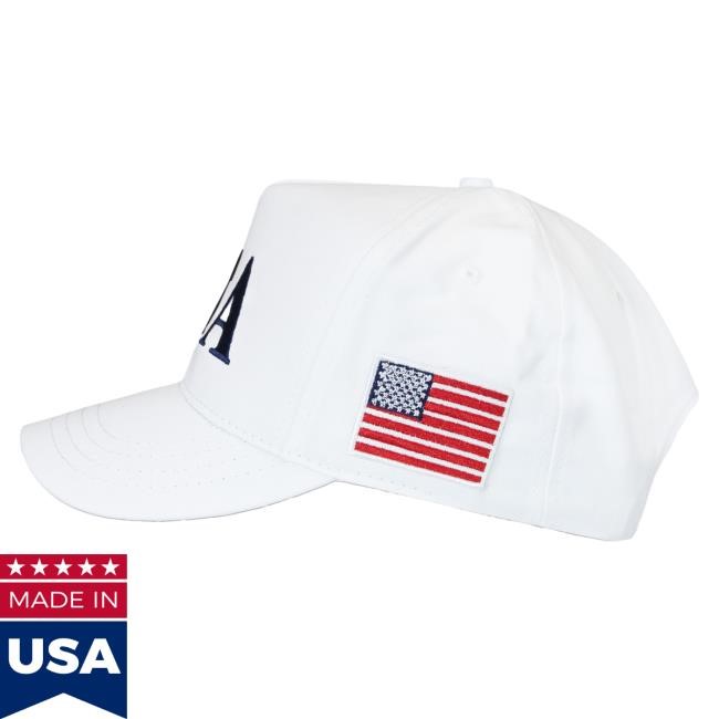 Official Donald Trump Merch Store USA 45-47 Hat White