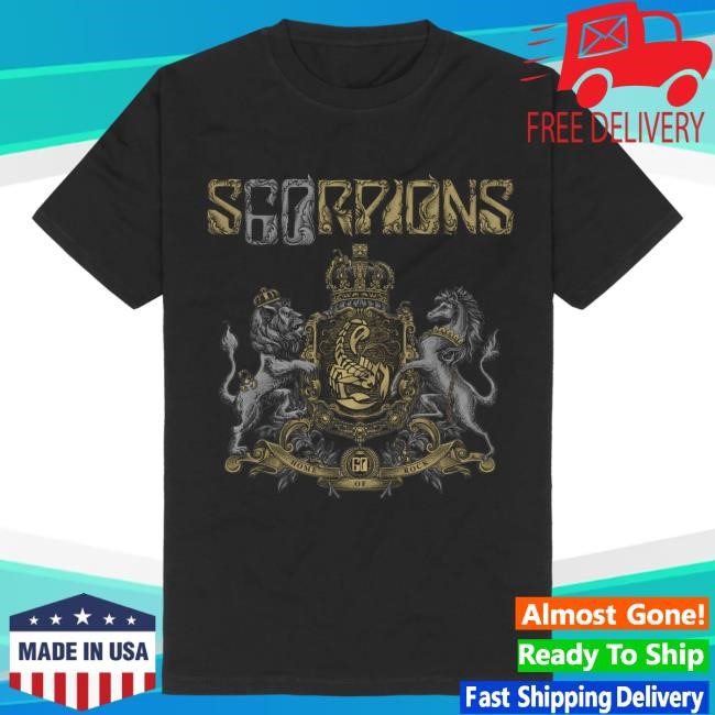 Scorpions Hannover Crest Tee Scorpions Store Shop Merch Official