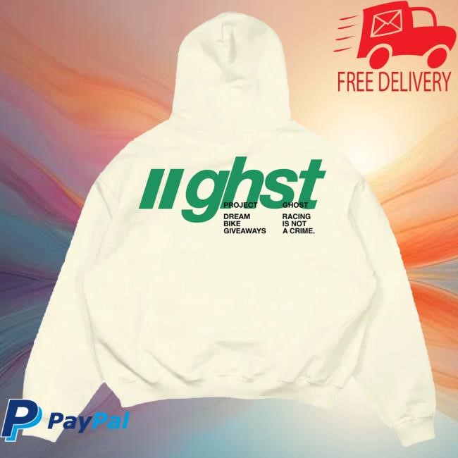 Official Ghost Racing Green "Ghst" Top Shirt - Cream