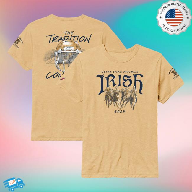 Official Men's Notre Dame Fighting Irish 2024 The Shirt Tee Shirt