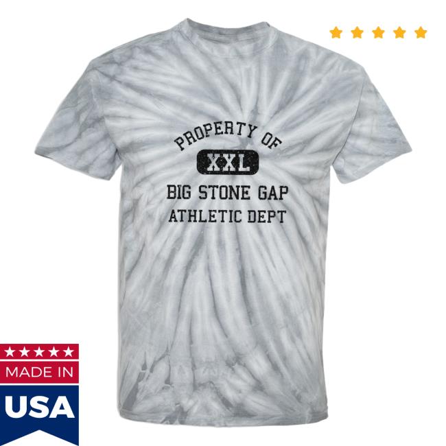 Official Hometown Apparel Clothing Merch Big Stone Gap Virginia Athletic Dept Tie Dye T-Shirt Silver