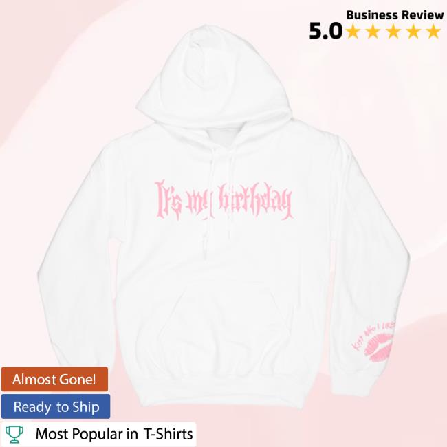 Official Anne-Marie Merch Its My Birthday Crewneck Sweatshirt