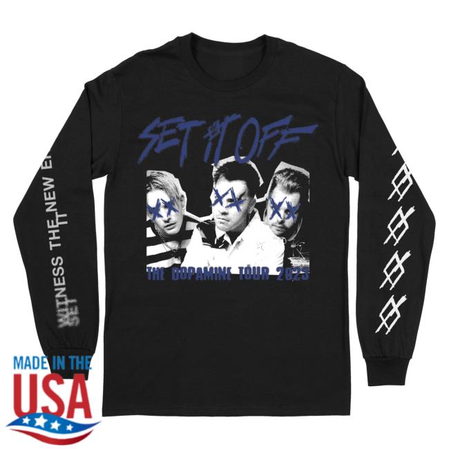 Official Set It Off Merch Shop The Dopamine Tour LS Shirt